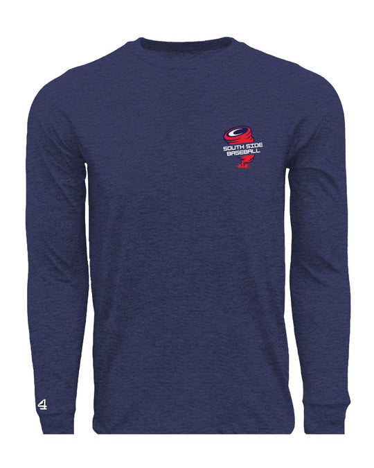 Cyclones Baseball Line Drive  Long Sleeve Cotton Tee