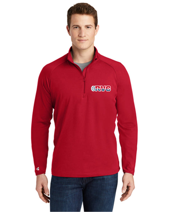 RVC Lacrosse In the Crease Embroidered 1/4 Zips