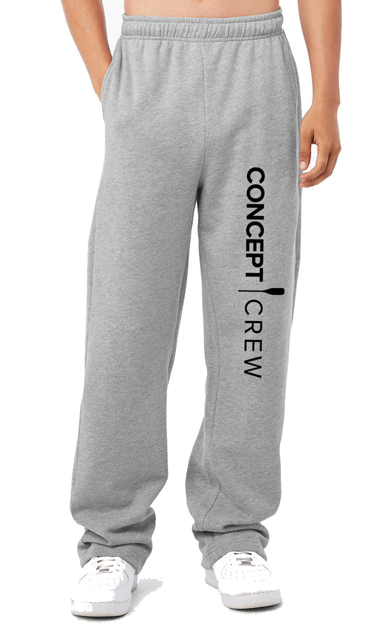Concept Crew open bottom sweatpants