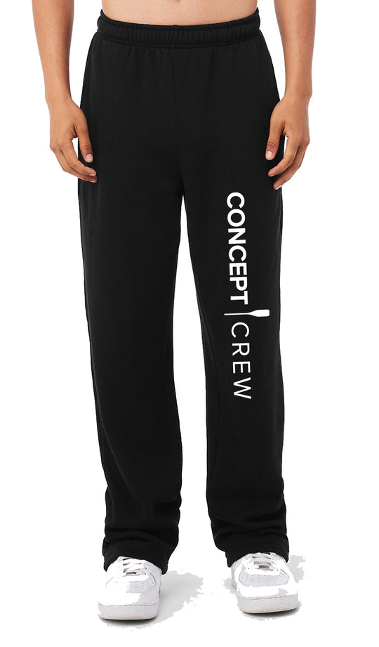 Concept Crew open bottom sweatpants