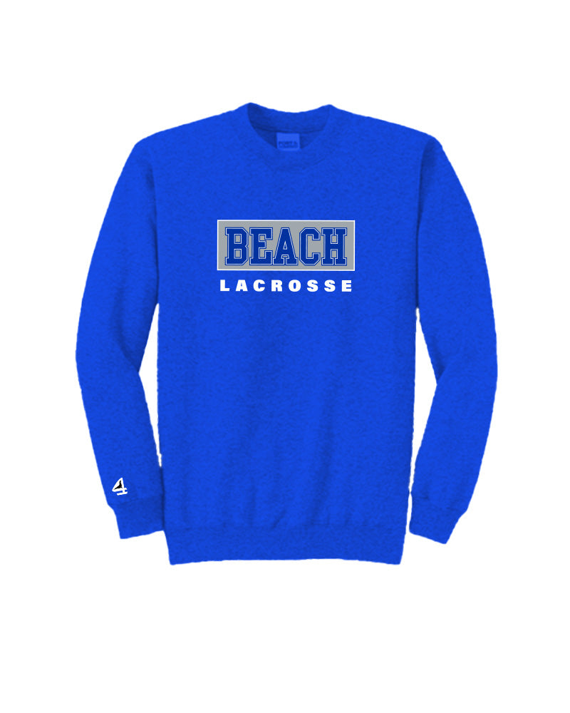 BEACH LACROSSE Crewneck Sweatshirt