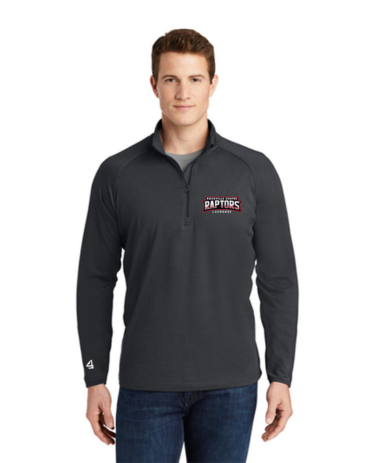 RVC RAPTORS Lax Embroidered  1/4 Zip
