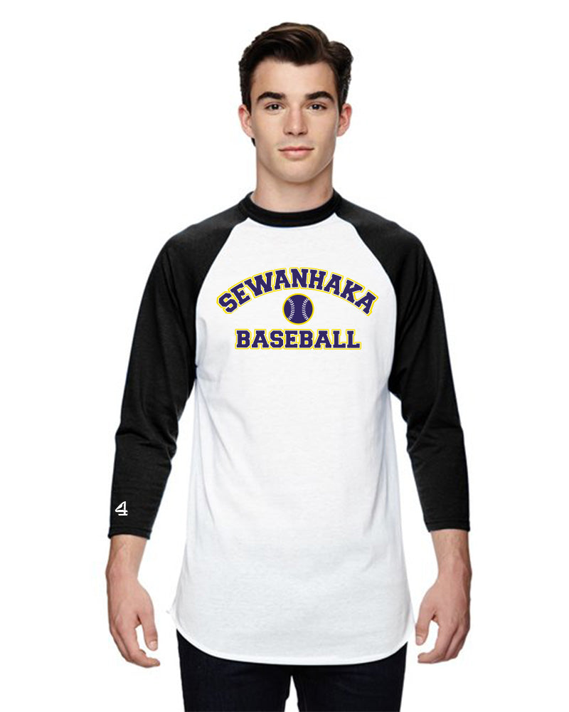 Sewanhaka Baseball  3/4-Sleeve Baseball Jersey
