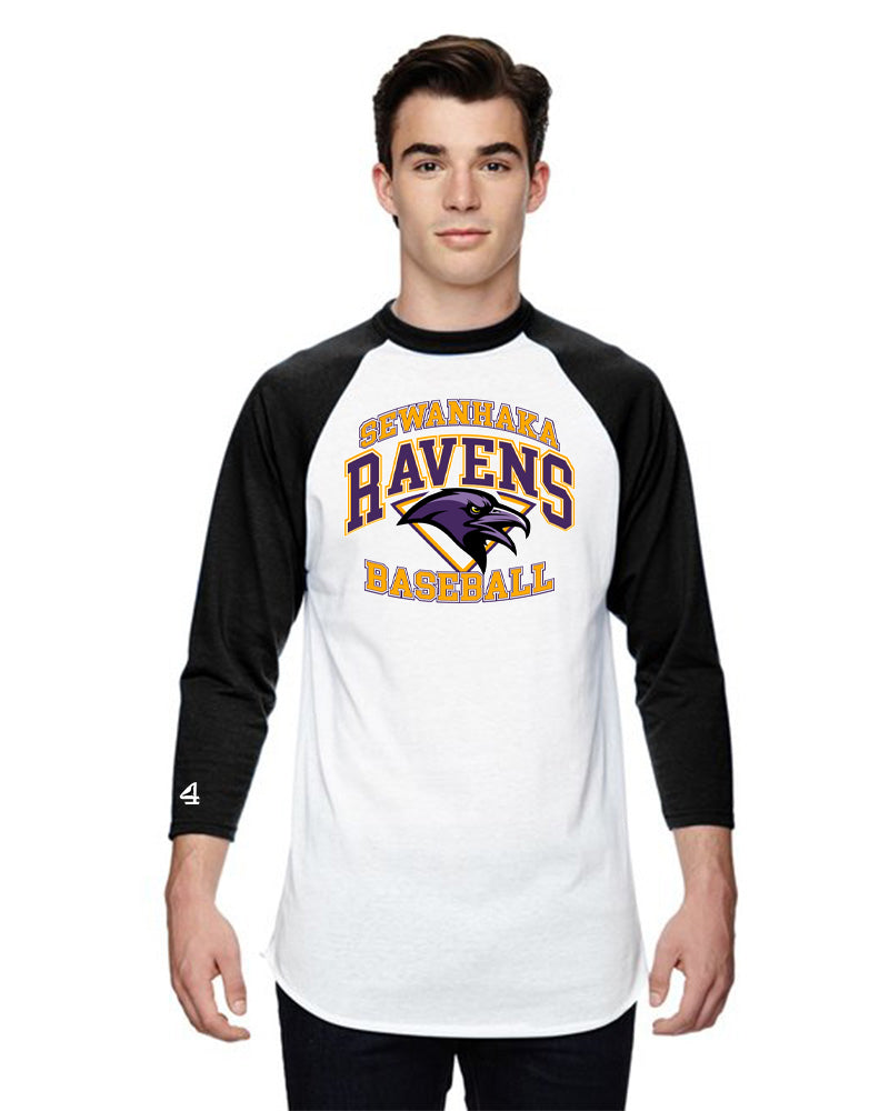 Sewanhaka Baseball  3/4-Sleeve Baseball Jersey