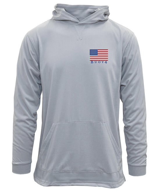 Buoy 4 flag MENS UPF 15+ SPUNSOFT TECH HOODIE