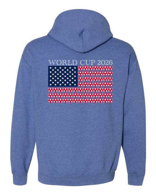 WORLD CUP SOCCER FLAG HOODIE