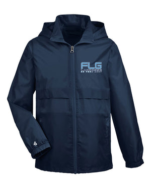 FLG Lacrosse embroidered waterproof lightweight jacket