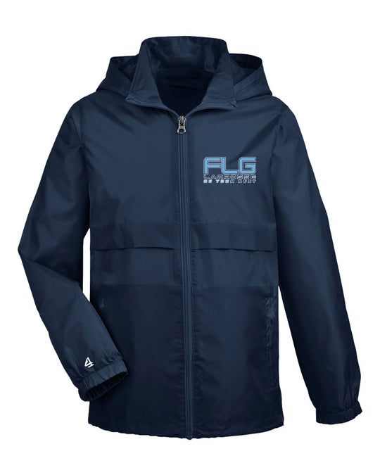 FLG Lacrosse embroidered waterproof lightweight jacket