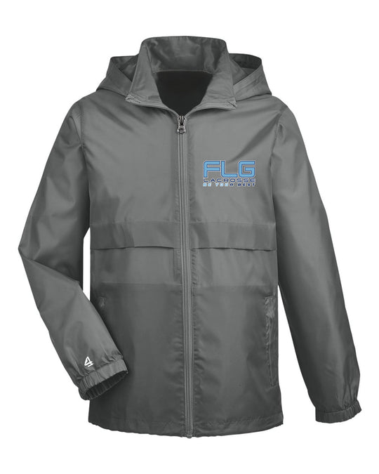 FLG Lacrosse embroidered waterproof lightweight jacket