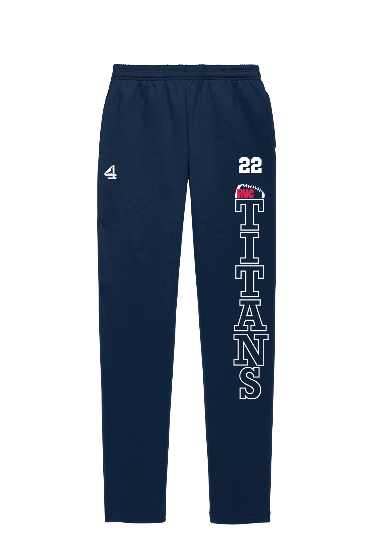 Titans Open Bottom Sweat Pants Youth & Adult Size