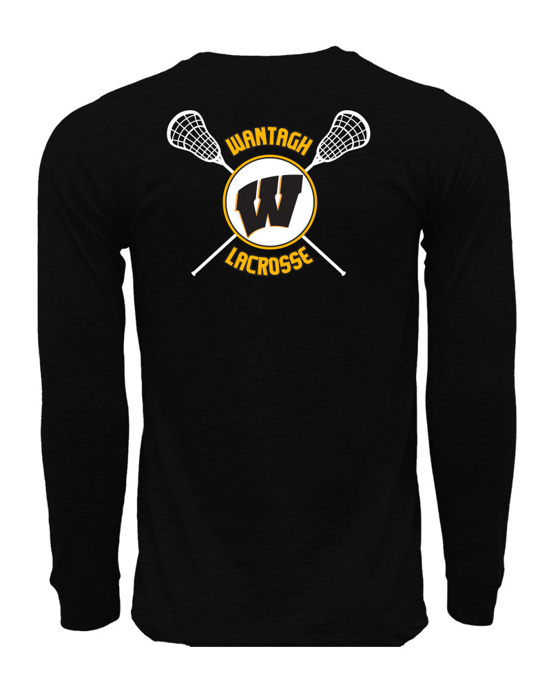 Wantagh Lacrosse Game On Long Sleeve Tee