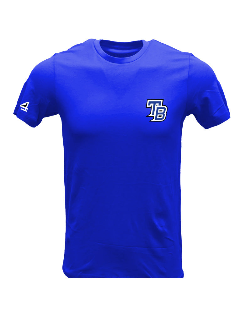 TRUE BLUE Lacrosse Logo Short Sleeve Cotton Tee