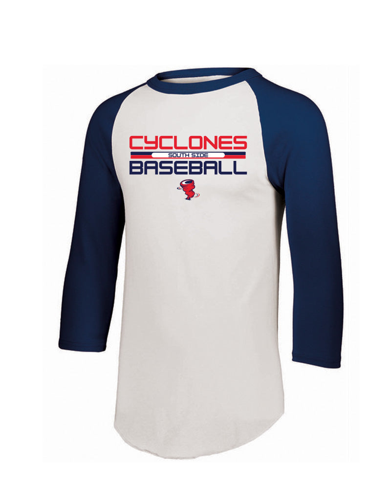 Cyclones Baseball 3/4-Sleeve Baseball Jersey