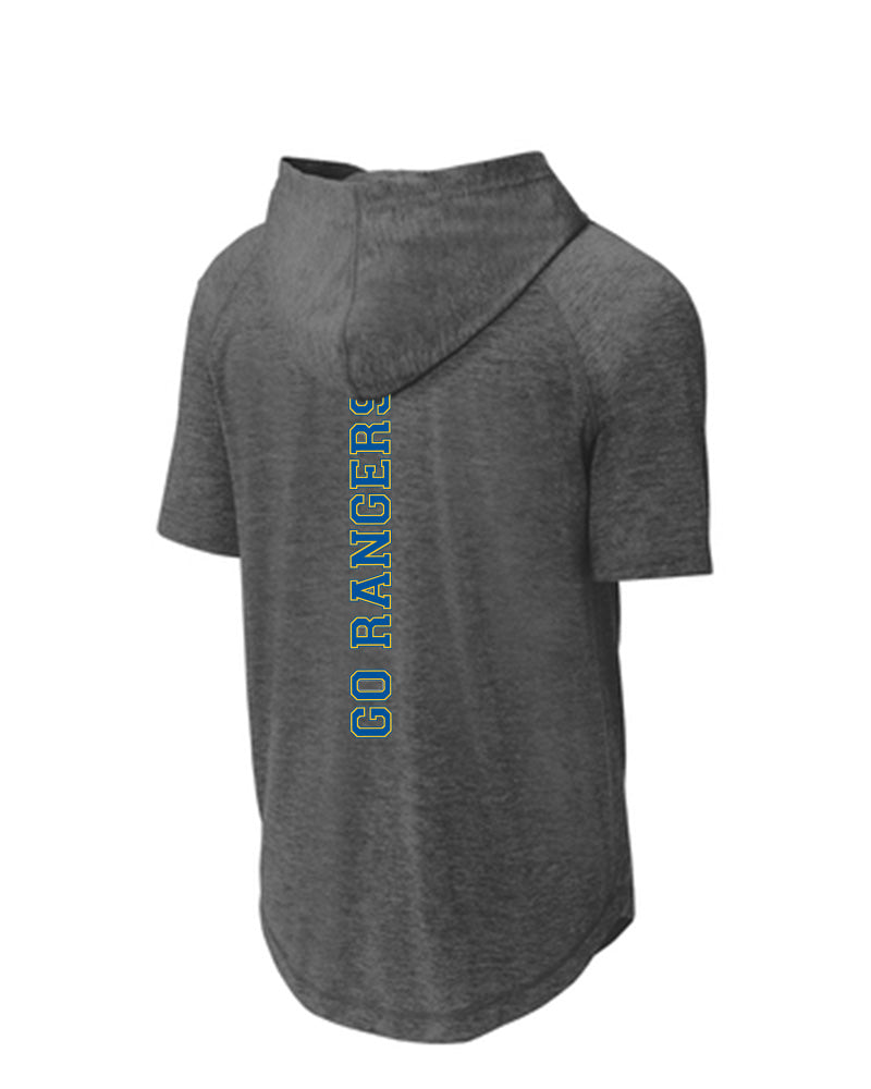 Forest Hills Tri-Blend Wicking Short Sleeve Hoodie