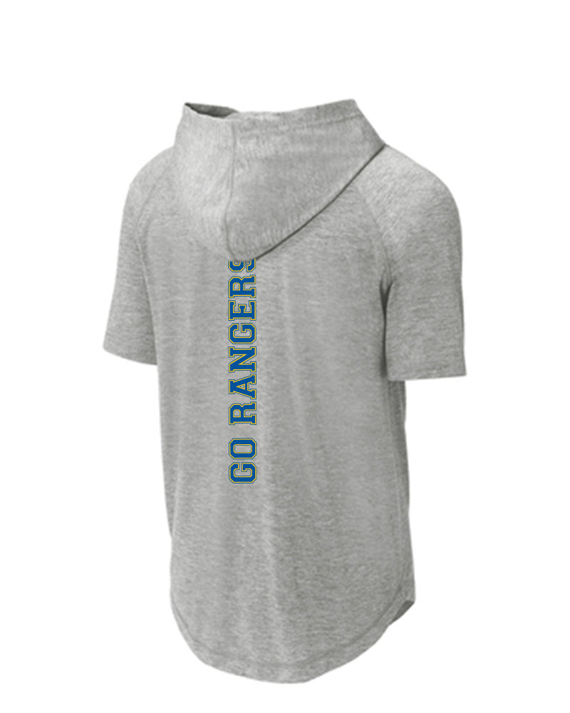 Forest Hills Tri-Blend Wicking Short Sleeve Hoodie