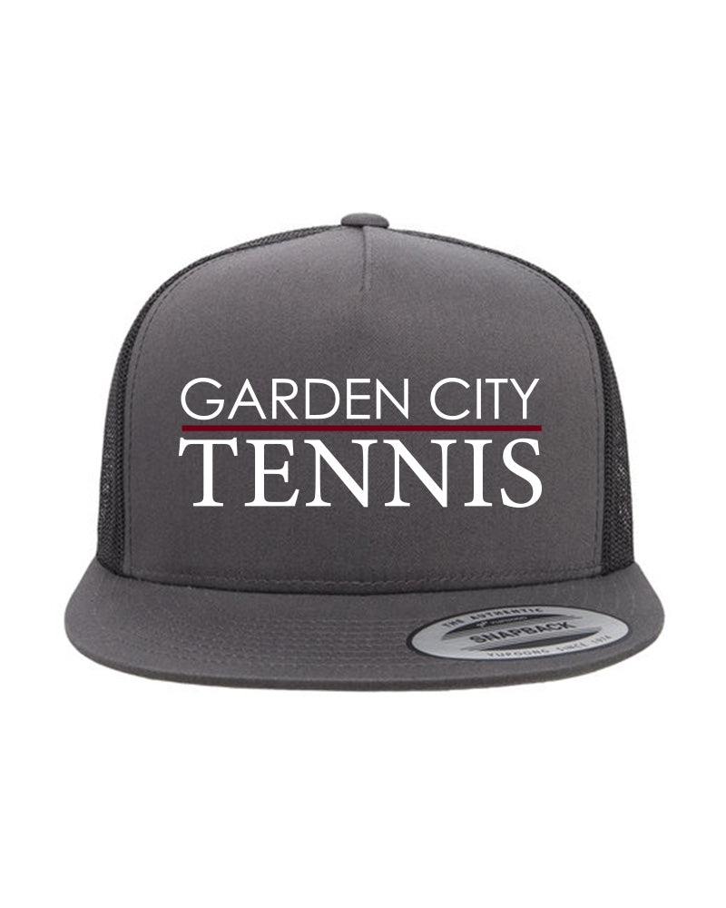 Garden City Tennis Embroidered Trucker Hat