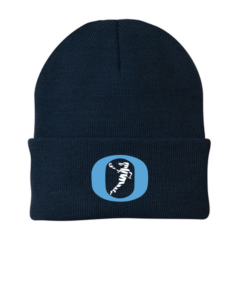 "O" Girls Lax Embroidered Winter Hat