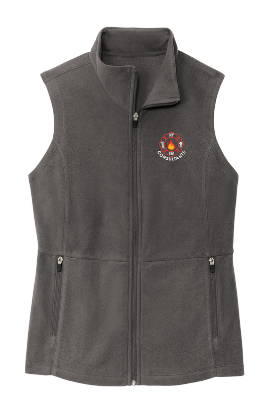 NY Fire Consultants Embroidered Womens Fleece Vest