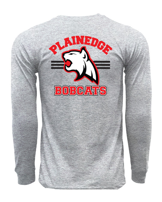 Bobcats Football Touchdown Cotton  Long Sleeve Tee