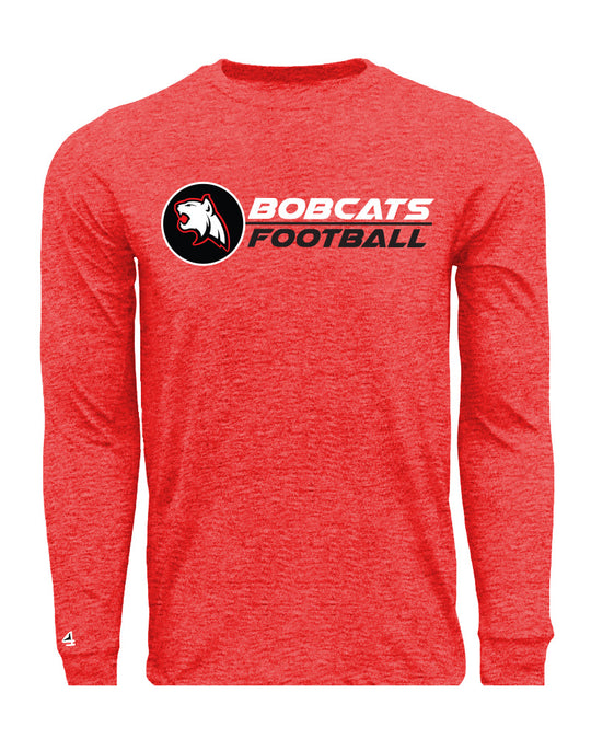 Bobcats Football Touchdown Cotton  Long Sleeve Tee