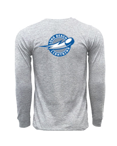 Long Beach Lightning Slap Shot Long Sleeve Cotton Tee