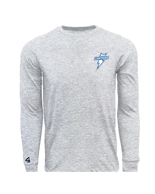 Long Beach Lightning Slap Shot Long Sleeve Cotton Tee