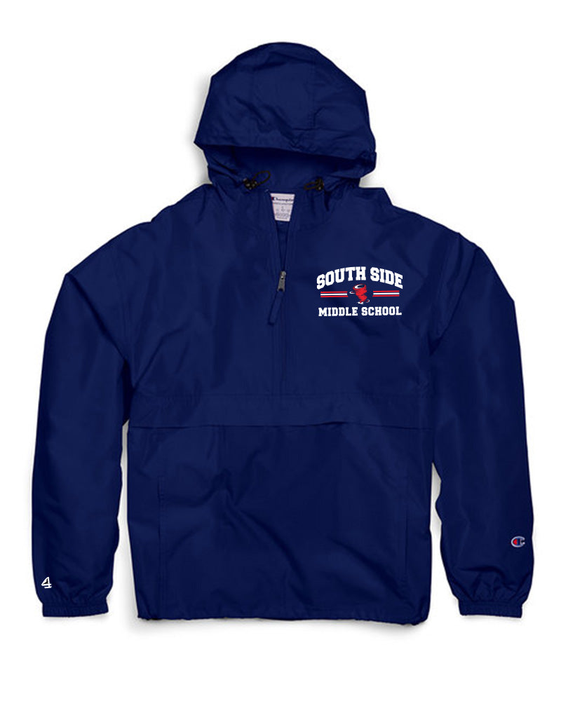 SSMS's Faculty has Team Spirit Packable Anorak 1/4 Zip Windbreaker