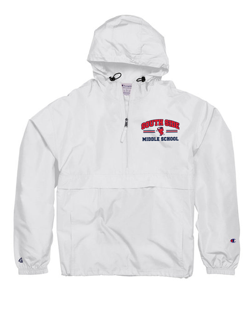 SSMS's Faculty has Team Spirit Packable Anorak 1/4 Zip Windbreaker