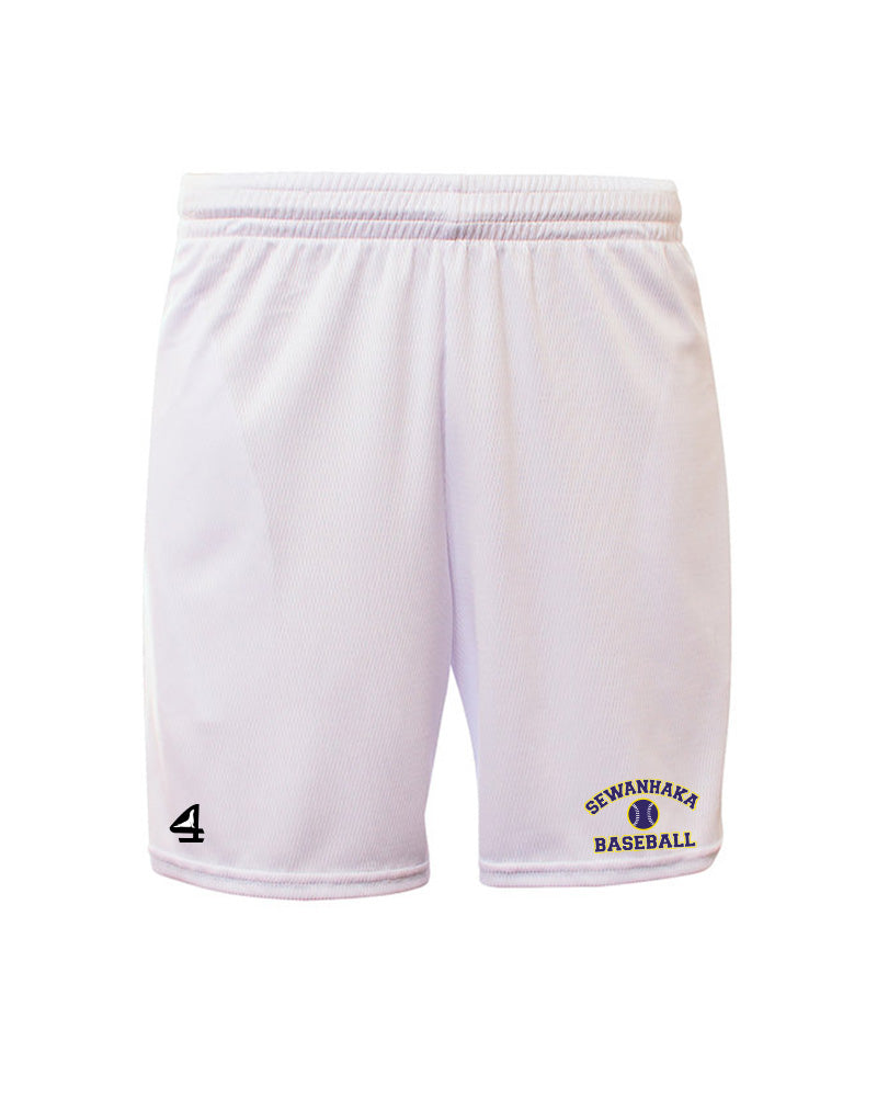 Sewanhaka Baseball 7" Mesh Shorts w/Pockets