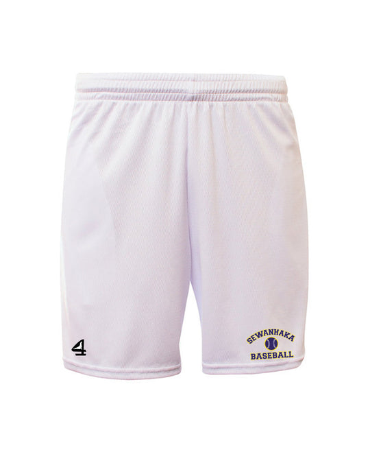 Sewanhaka Baseball 7" Mesh Shorts w/Pockets