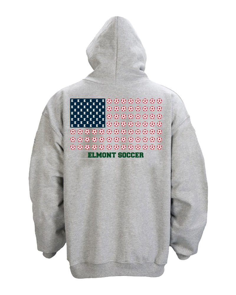 Elmont Girl's Soccer FLAG Hoodie