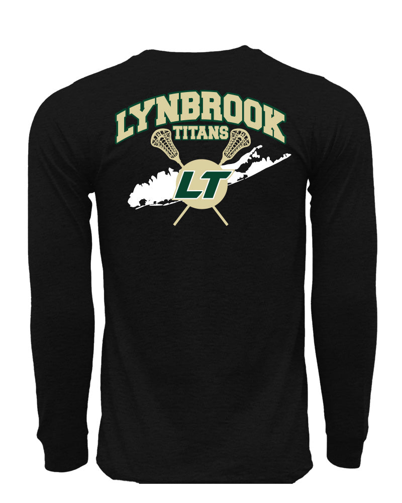 Lynbrook TITANS Lacrosse Cotton Long Sleeve Tee