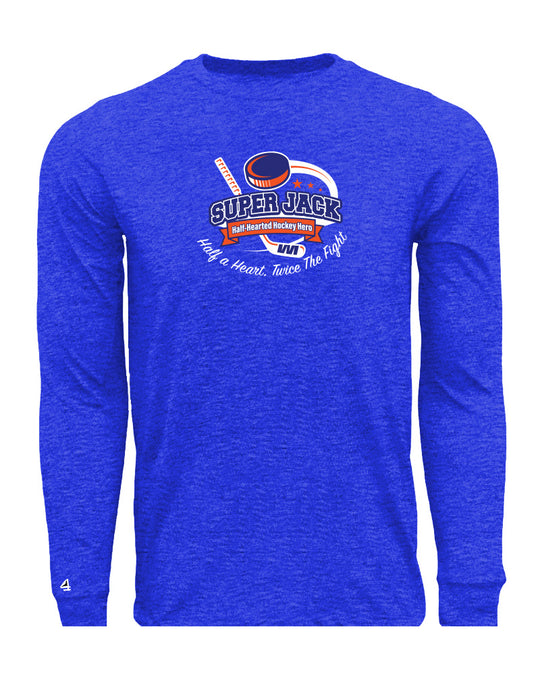 Super Jack Half a Heart Long Sleeve Cotton Tee