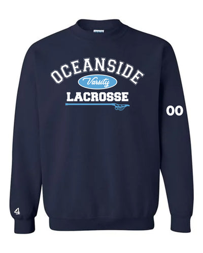 "O" Girl's Lax VARSITY Crewneck Sweatshirt