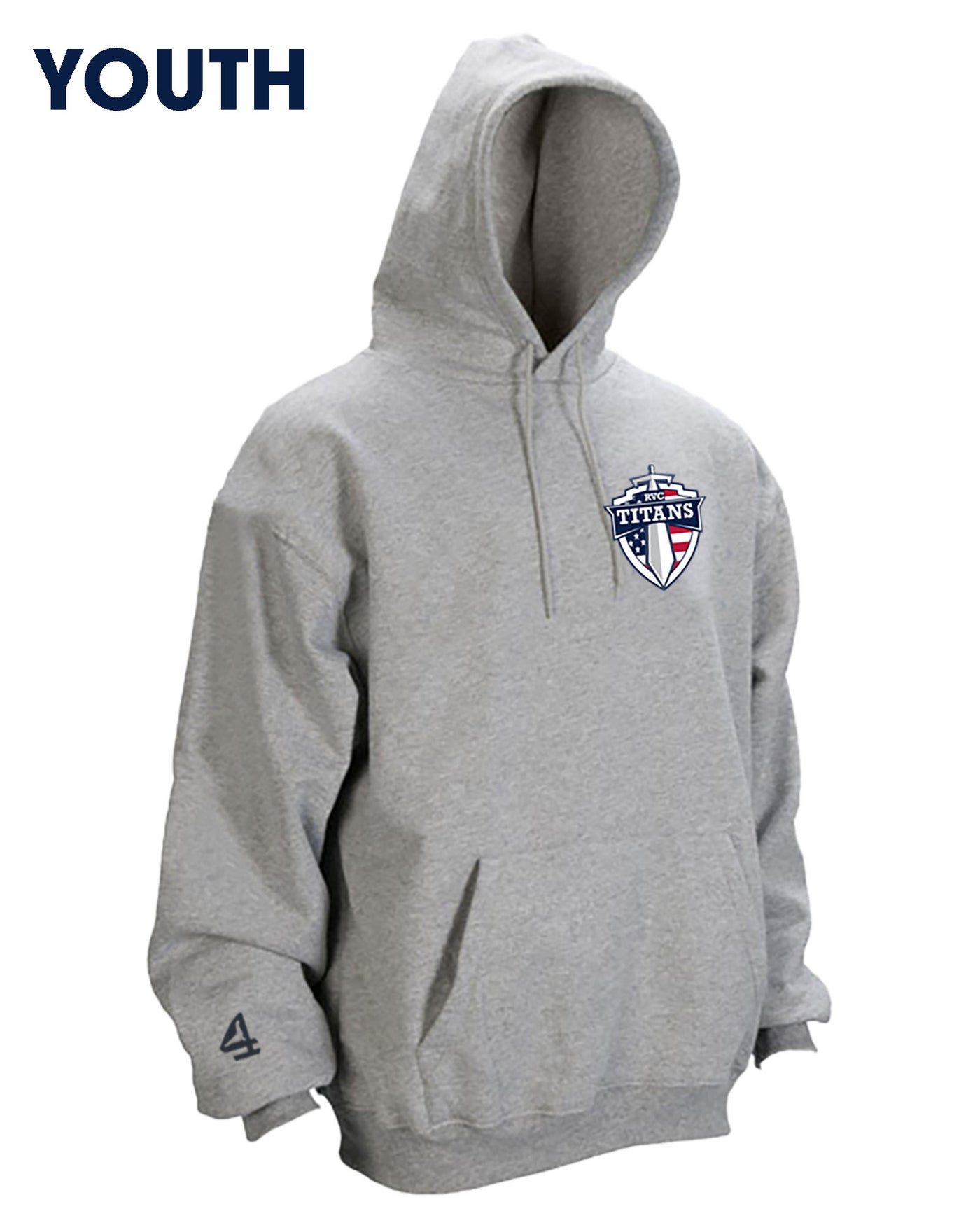 YOUTH Titans Football Flag Hoodie Design