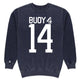 Buoy4 Atheltics Football #14 Vintage Crewneck