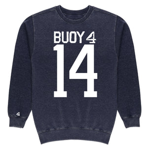 Buoy4 Atheltics Football #14 Vintage Crewneck