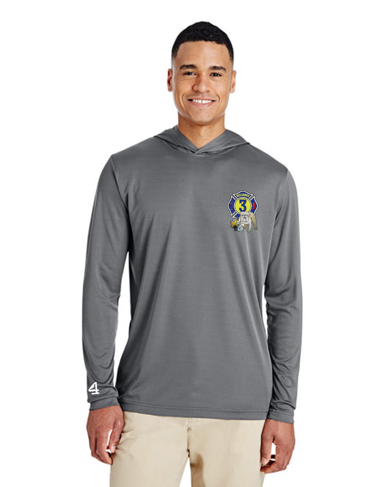 RVCFD Hooded Performance Long Sleeve Tee-ADULT