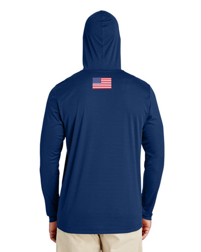 RVCFD Hooded Performance Long Sleeve Tee-ADULT