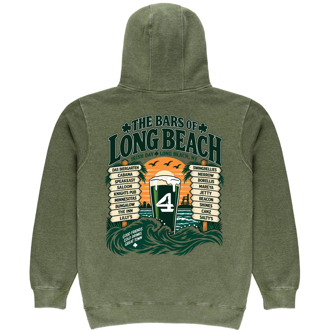 NEW The Bars of Long Beach Buoy4 Vintage Hoodie
