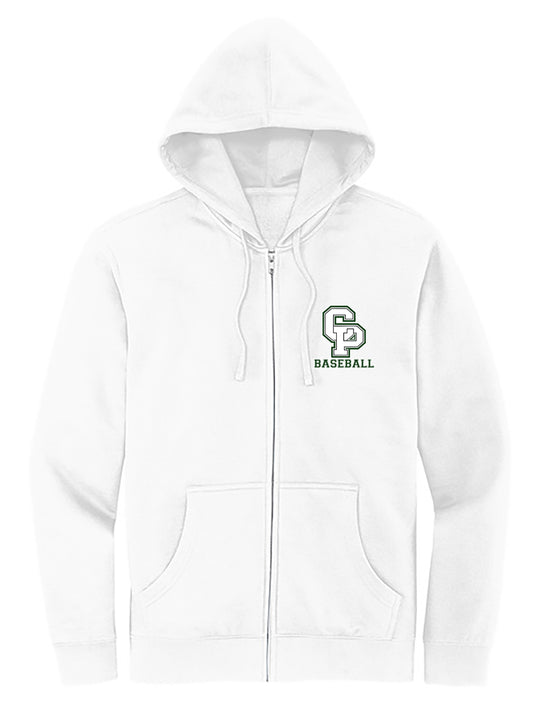 CARLE PLACE BASEBALL Full Zip Hoodie