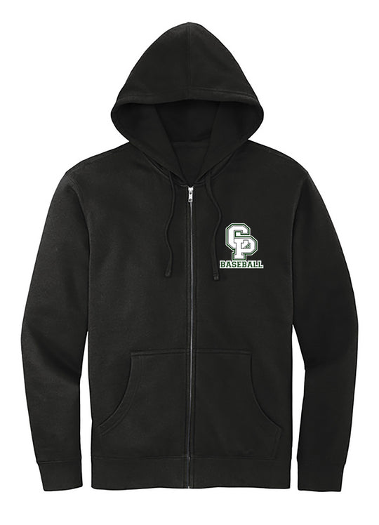 CARLE PLACE BASEBALL Full Zip Hoodie