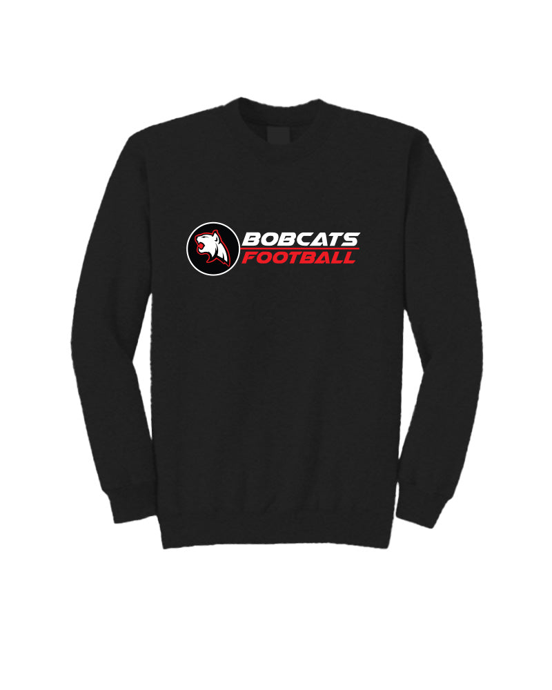 Bobcats Football Touchdown Crewneck Sweatshirt