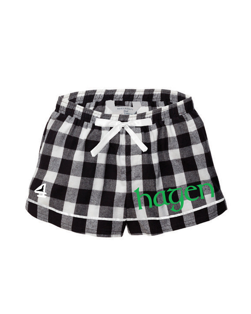 Hagen School Flannel Shorts