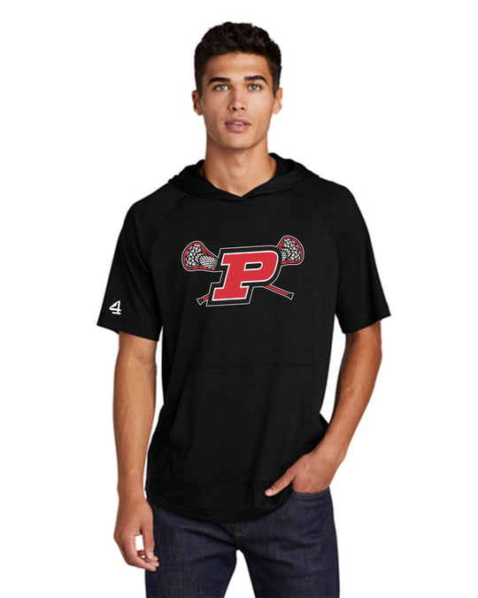 Plainedge Lax Tri-Blend Wicking Short Sleeve Hoodie