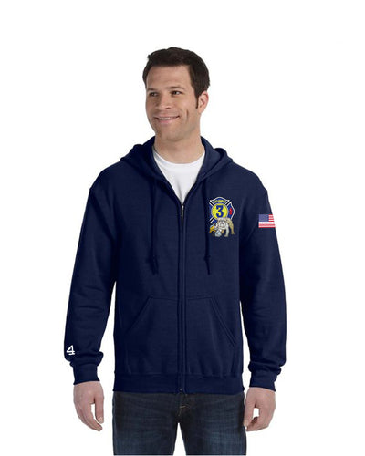 RVCFD Full Zip Hoodie-ADULT