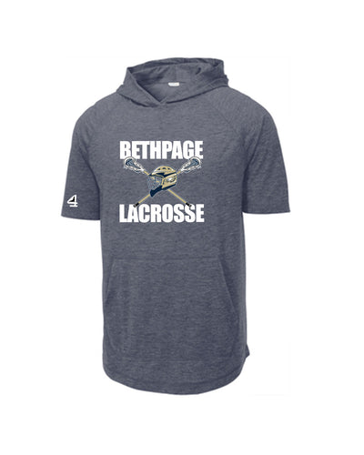 Bethpage Lax Tri-Blend Wicking Short Sleeve Hoodie