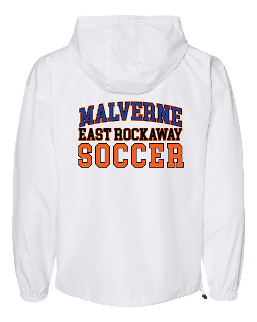 Malverne East Rockaway Soccer Embroidered Champion 1/4 zip Windbreaker