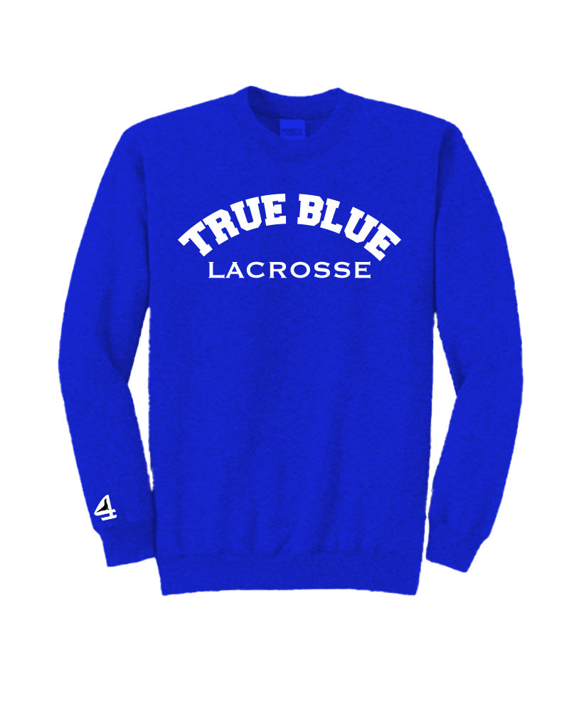 TRUE BLUE Lacrosse Crewneck Sweatshirt