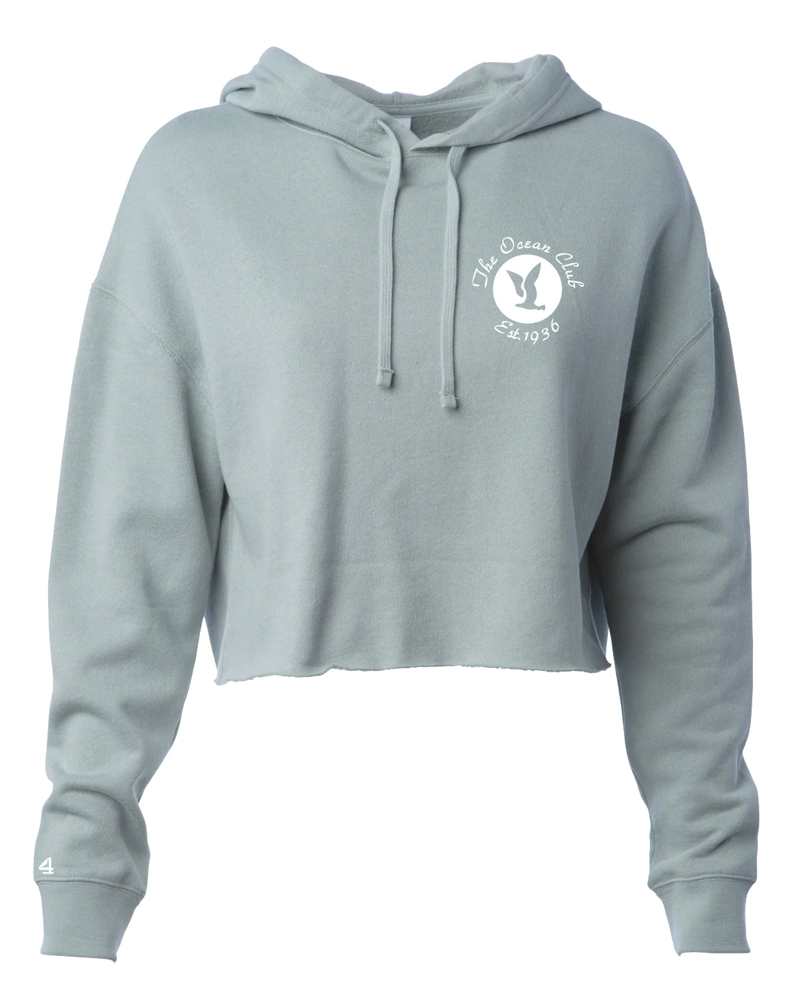 The Ocean Club Cropped Hoodie